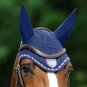 Stirnriemen geschwungen unterfüttert - schwarz