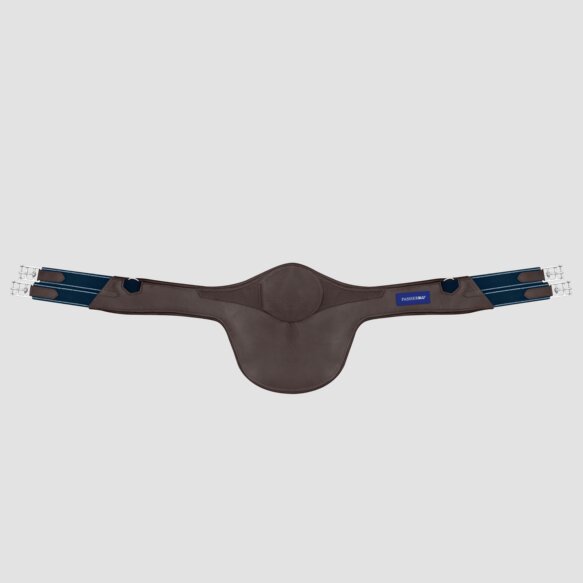 Ledersattelgurt Stollenschutz PASSIERBLU PROTECT- havanna