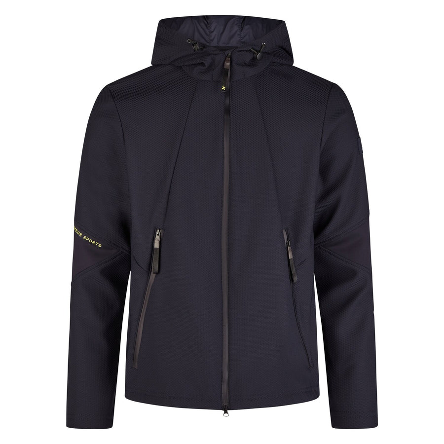 Herren MESH FLEECE JACKE 6039 - nightblue
