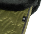 Mattes Fell Schabracke KF25/14 - Webkordel Samt Olive