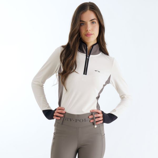 Langarm Funktionsshirt LAVINIA - ivory "HV POLO HW25"