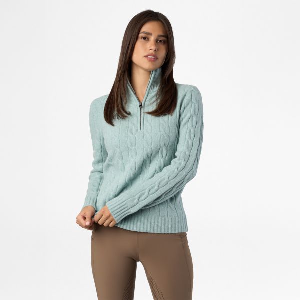 Zopfstrick Pullover DUNYA - mineral