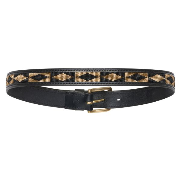 Gürtel CHAYA PERLEN - schwarz/gold "HV POLO HW26"