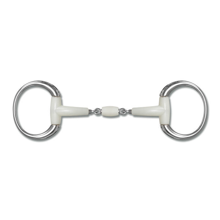 Olivenkopftrense HAPPY MOUTH doppelt gebrochen 16mm - Kunststoff