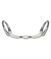 Olivenkopftrense HAPPY MOUTH doppelt gebrochen 16mm - Kunststoff