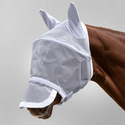 Fliegenmaske PREMIUM SPACE - silbergrau