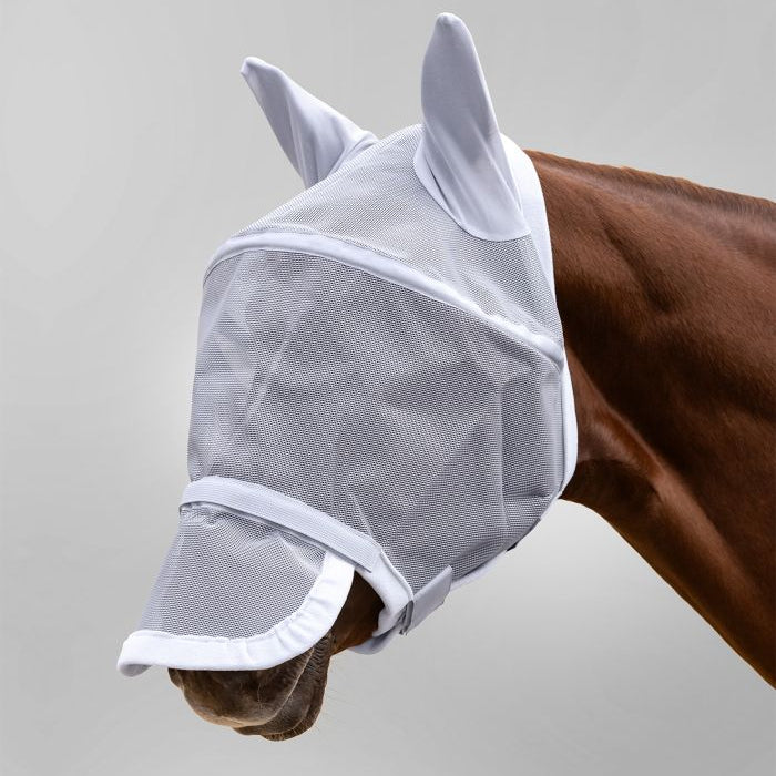 Fliegenmaske PREMIUM SPACE - silbergrau