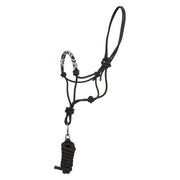 Knotenhalfter-Set LAMU - schwarz "HV POLO FS26"