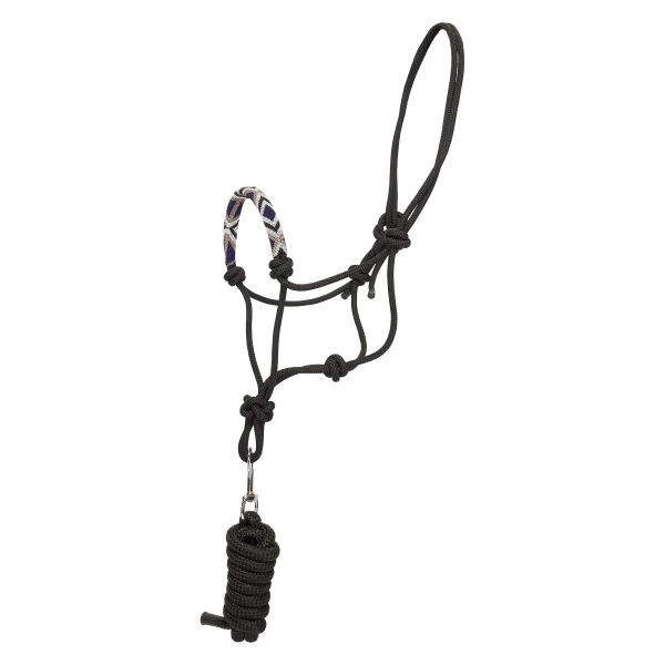 Knotenhalfter-Set LAMU - schwarz "HV POLO FS26"