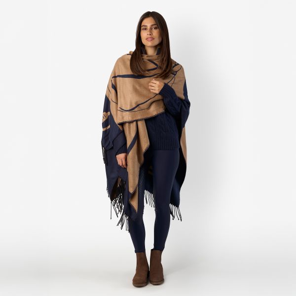 Poncho NANDA - navy "HV POLO HW26"
