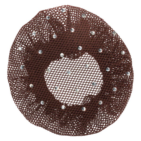 Feines Haarnetz DIAMONDS - dunkelbraun