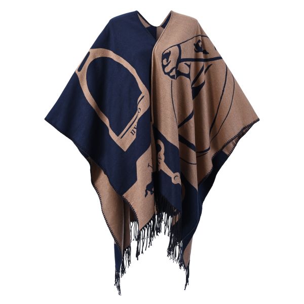 Poncho NANDA - navy "HV POLO HW26"