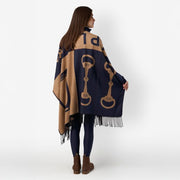 Poncho NANDA - navy "HV POLO HW26"