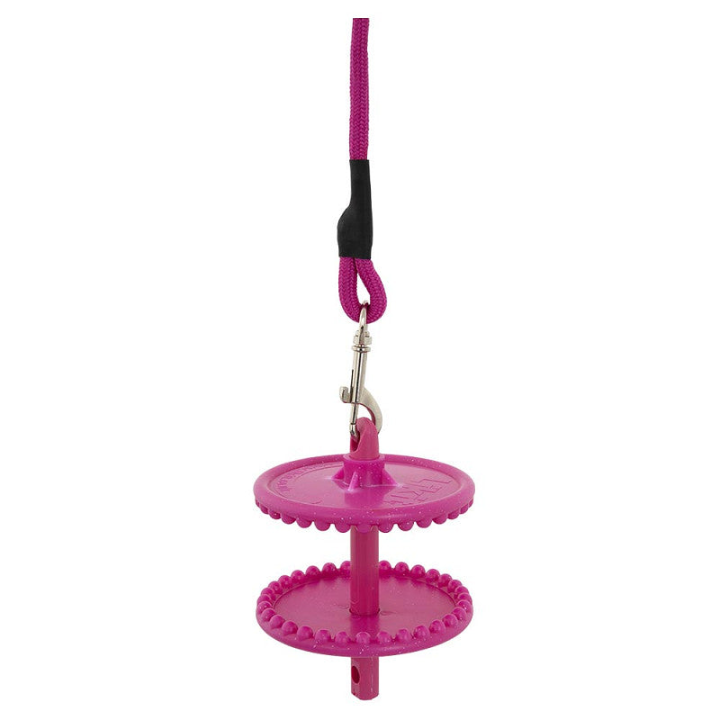 Likit Halterung mit Leine - glitter pink