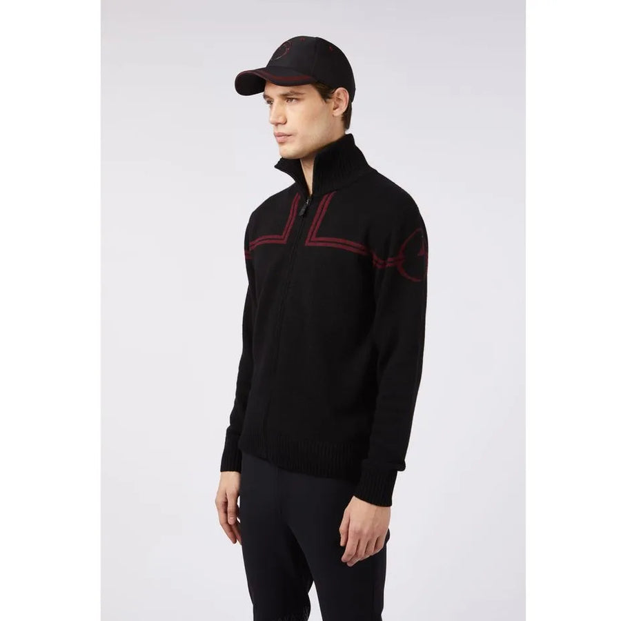 Herren Strickweste TOURNAI - schwarz