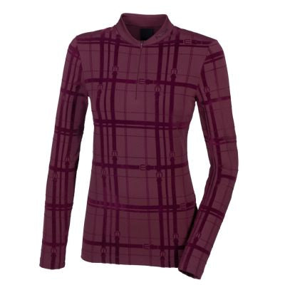 Zip-Shirt 4281 - mulberry "Pikeur HW23"