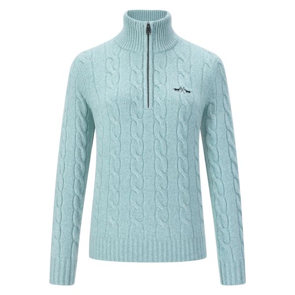 Zopfstrick Pullover DUNYA - mineral