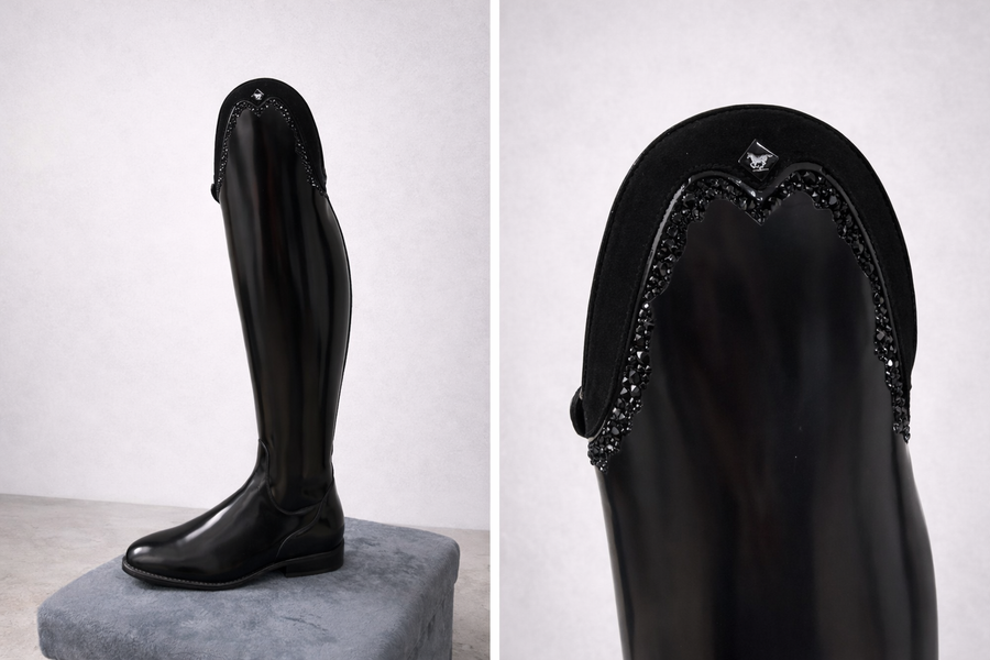 DeNiro Dressurstiefel BELLINI - brushed black 40 MA-M