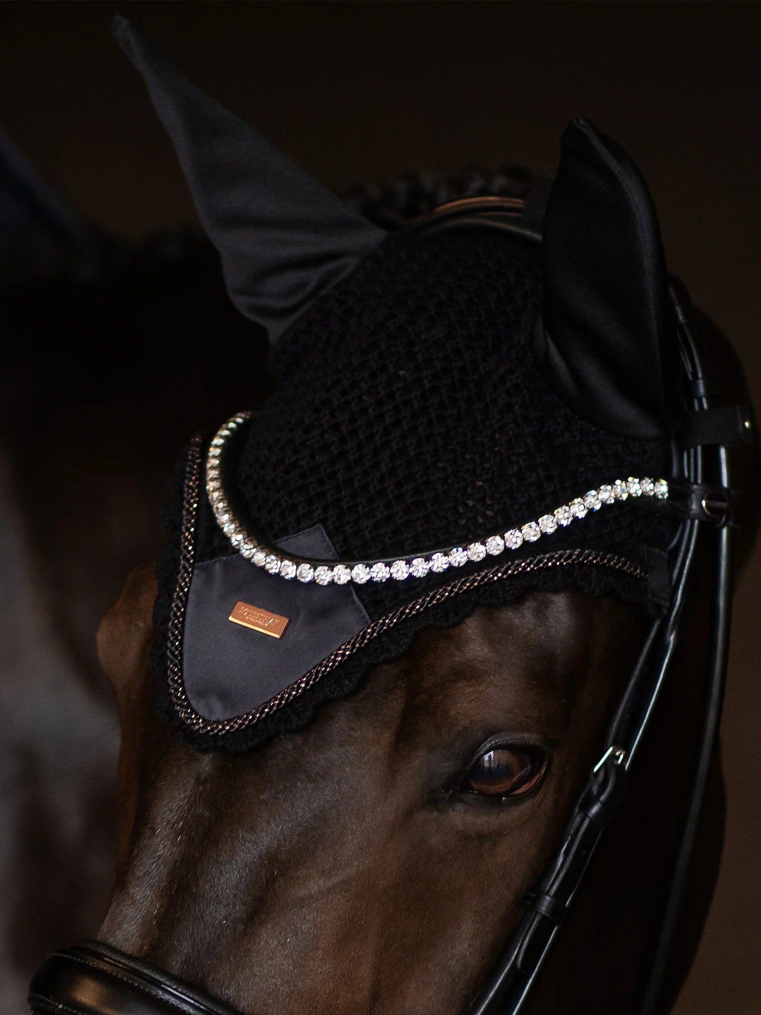 Equestrian Stockholm Fliegenohren - dark ocean