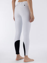 Reithose EQGURF Vollgrip - weiß "Equiline FS26"