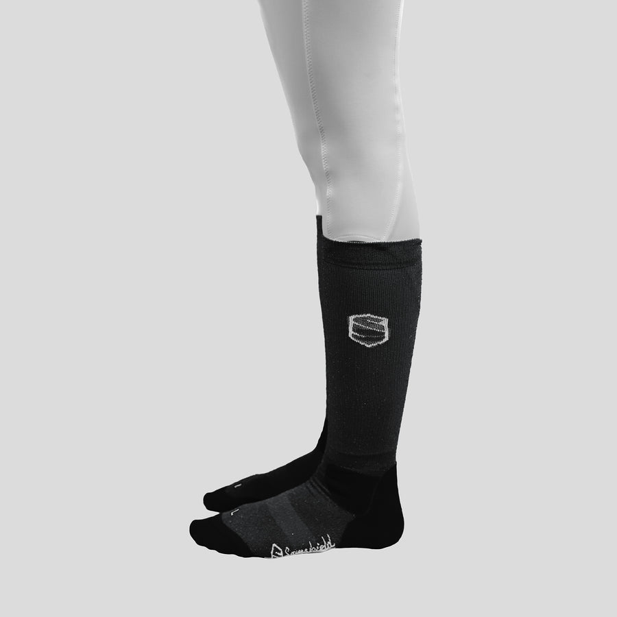 Stutzen BALZANE GLITTER - schwarz "Samshield HW25"
