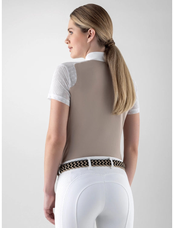 Turniershirt CALID - dove "Equiline FS25"