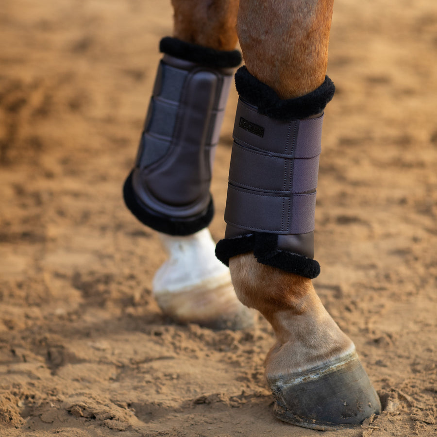 Equestrian Stockholm Gamaschen - dark violet