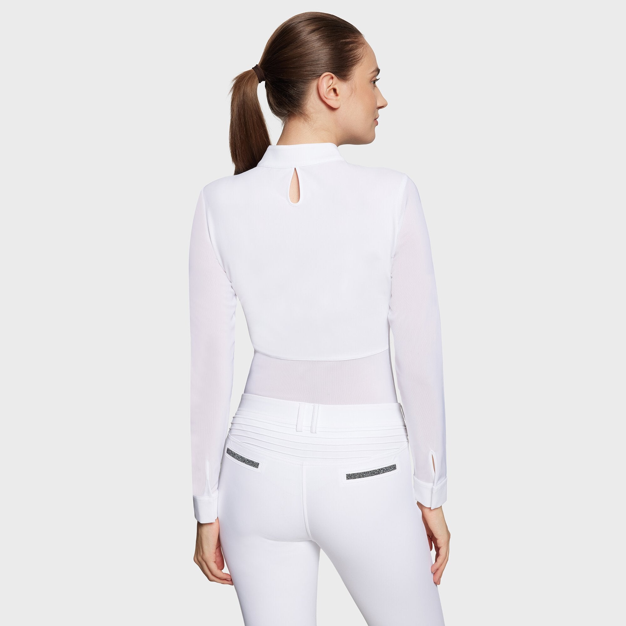Turniershirt ALOISE BOREAL - weiß "Samshield FS25"