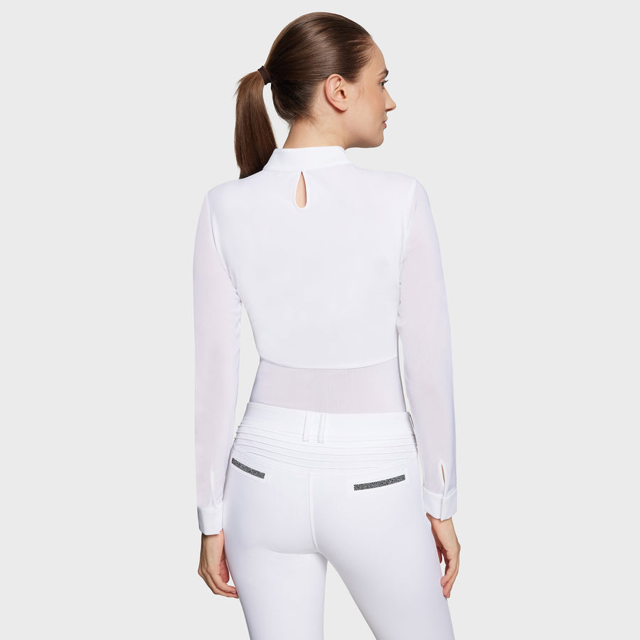 Turniershirt ALOISE BOREAL - weiß "Samshield FS25"