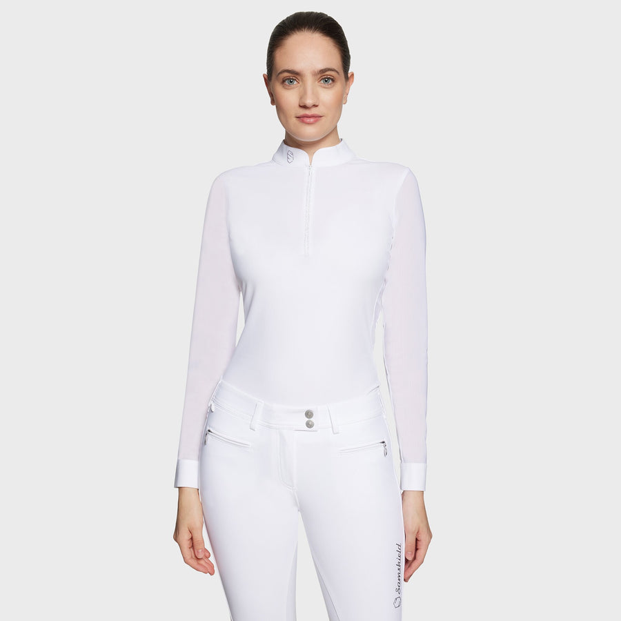 Turniershirt ALOISE BOREAL - weiß "Samshield FS25"