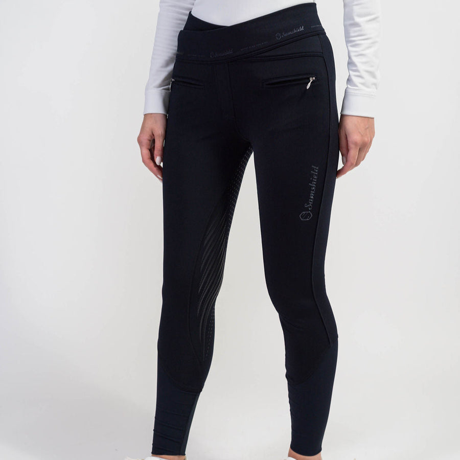 Reithose ALPHA WINTER Vollgrip - navy