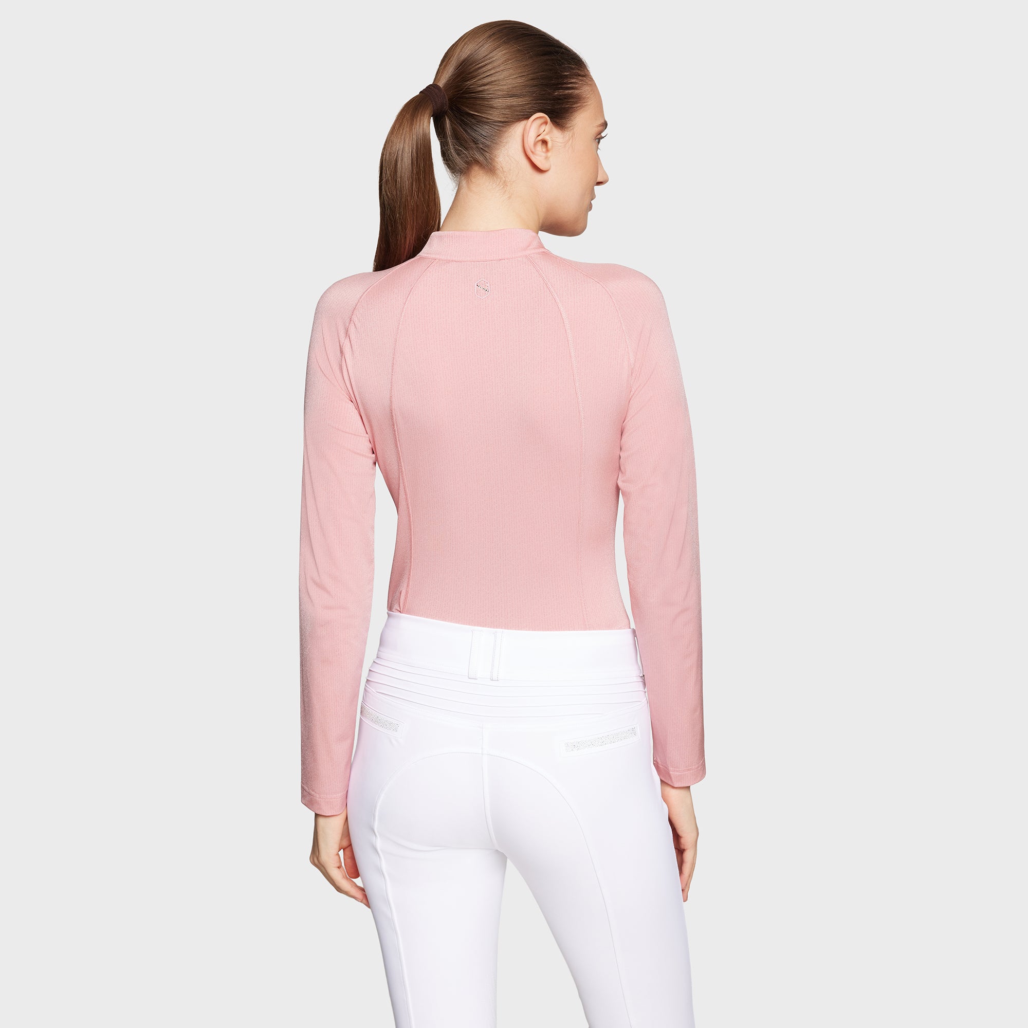 Shirt AUGUSTINE - blush pink glitter "Samshield HW25"