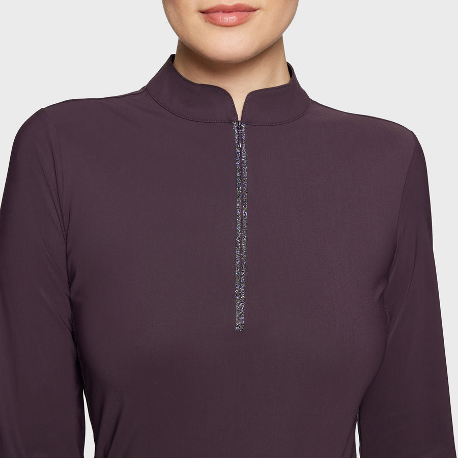 Shirt BRUNELLA - aubergine "Samshield HW25"