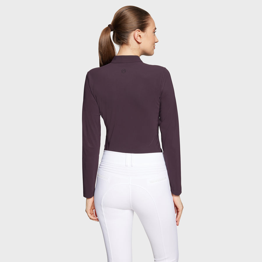 Shirt BRUNELLA - aubergine "Samshield HW25"