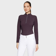 Shirt BRUNELLA - aubergine "Samshield HW25"