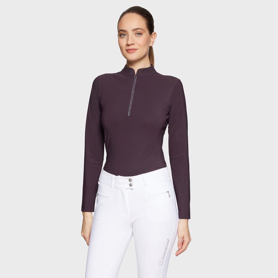 Shirt BRUNELLA - aubergine "Samshield HW25"