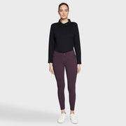 Reithose CAPUCINE Vollgrip - aubergine "Samshield HW25"