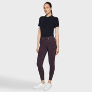 Reithose CLARANOVA Vollgrip - aubergine "Samshield HW25"