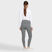 Reithose CLARANOVA Vollgrip - grey "Samshield HW25"