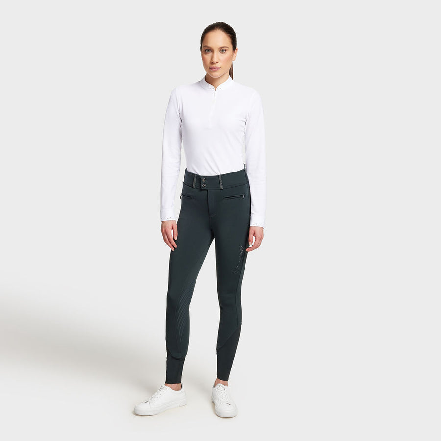 Reithose CLARANOVA WINTER Vollbesatz - moonless night