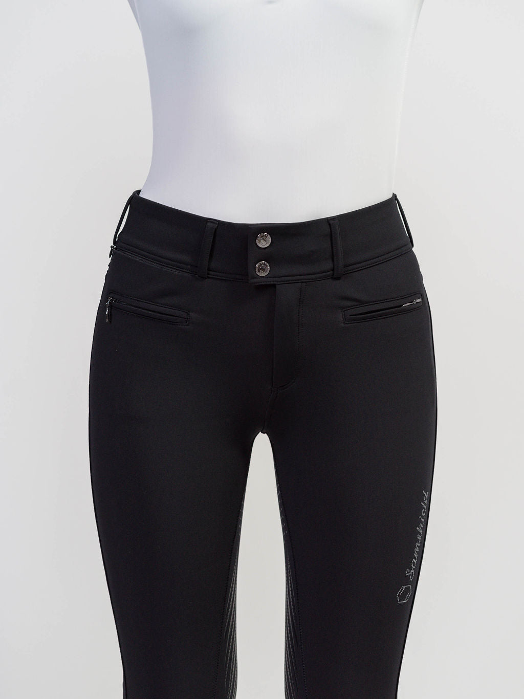 Reithose CLARA WINTER Vollbesatz - schwarz