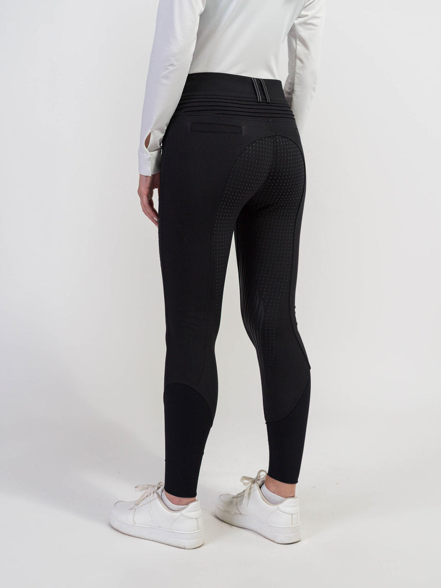 Reithose CLARA WINTER Vollbesatz - schwarz