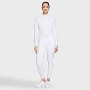 Reithose DIANE BOREAL Vollgrip - weiß night shade"Samshield FS25"
