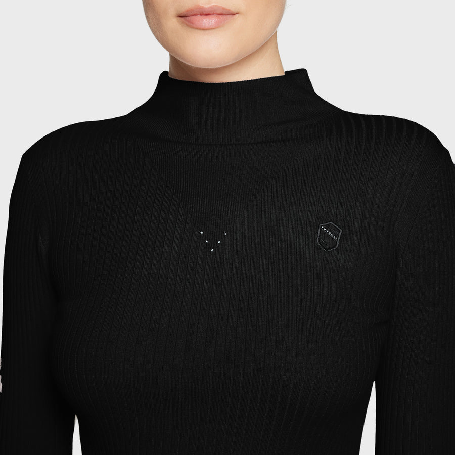 Pullover LIDIA RUFFLE - schwarz "Samshield HW25"