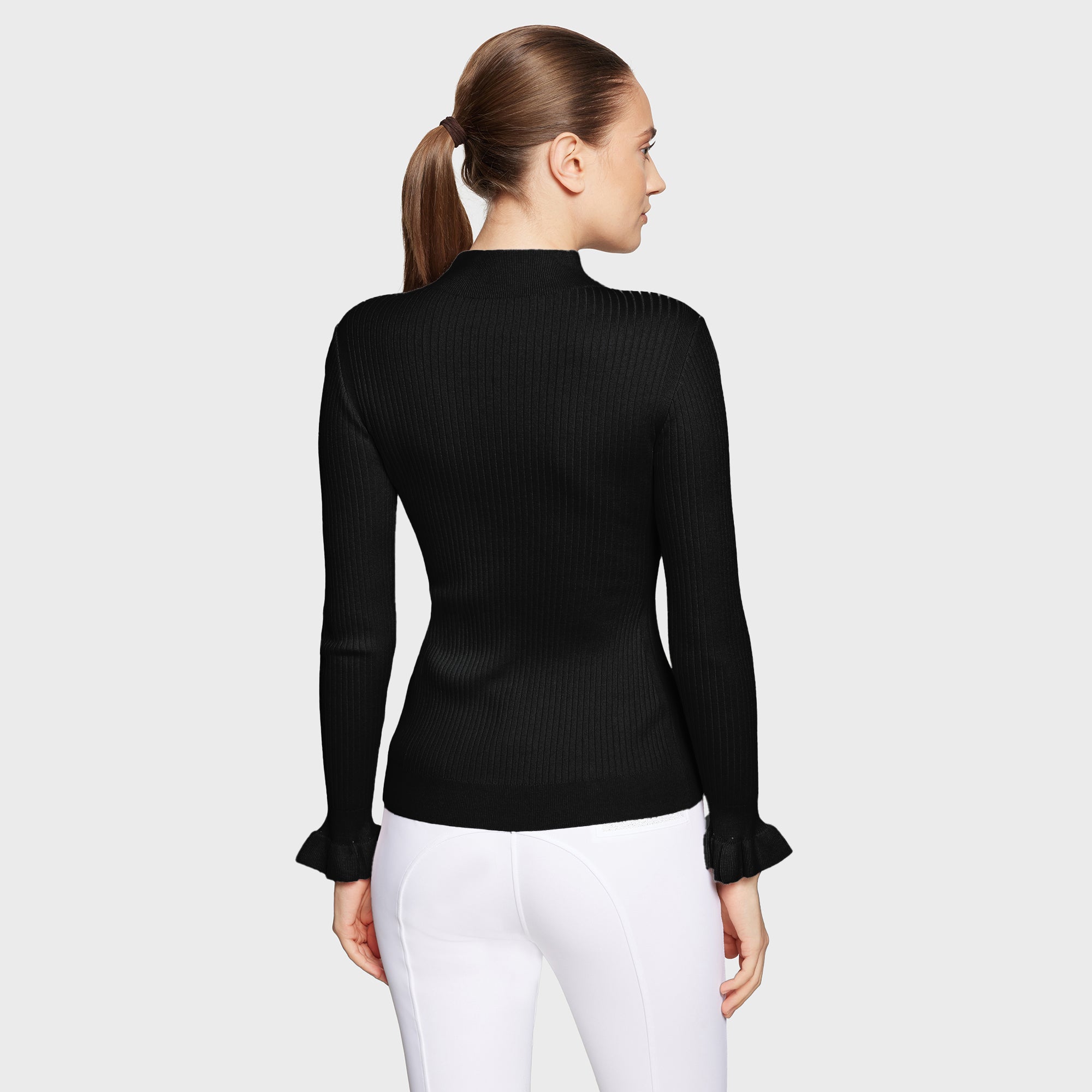 Pullover LIDIA RUFFLE - schwarz "Samshield HW25"