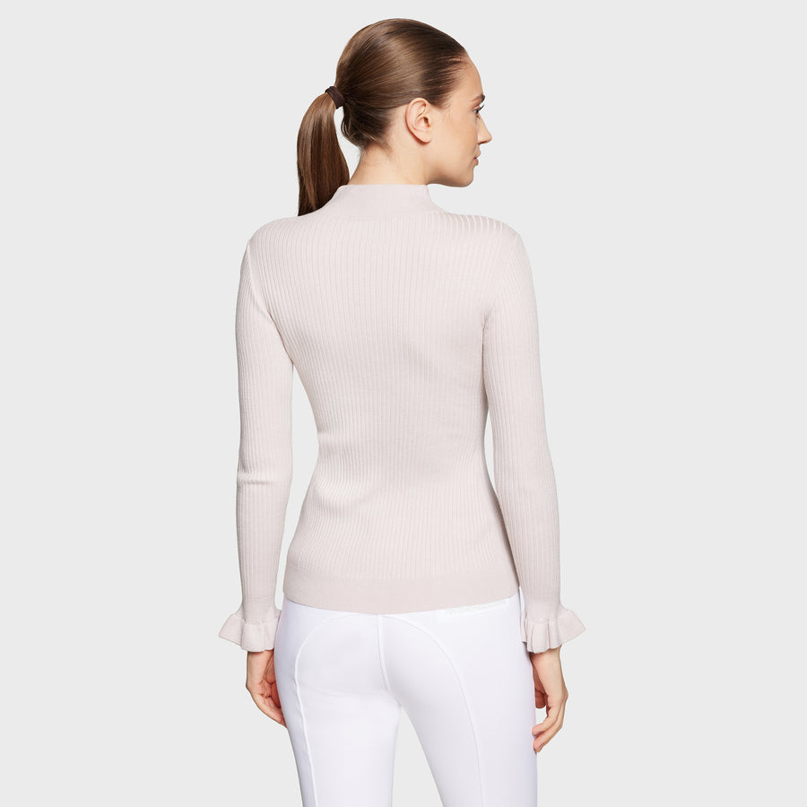 Pullover LIDIA RUFFLE - feather "Samshield HW25"