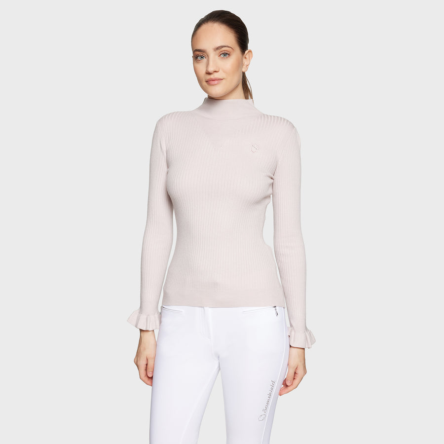 Pullover LIDIA RUFFLE - feather "Samshield HW25"
