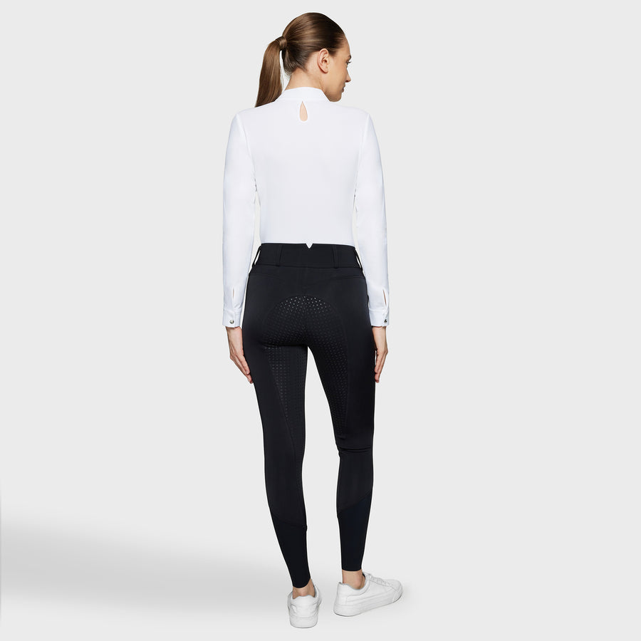 Reithose TAMARA WINTER Vollgrip - schwarz "Samshield HW25"