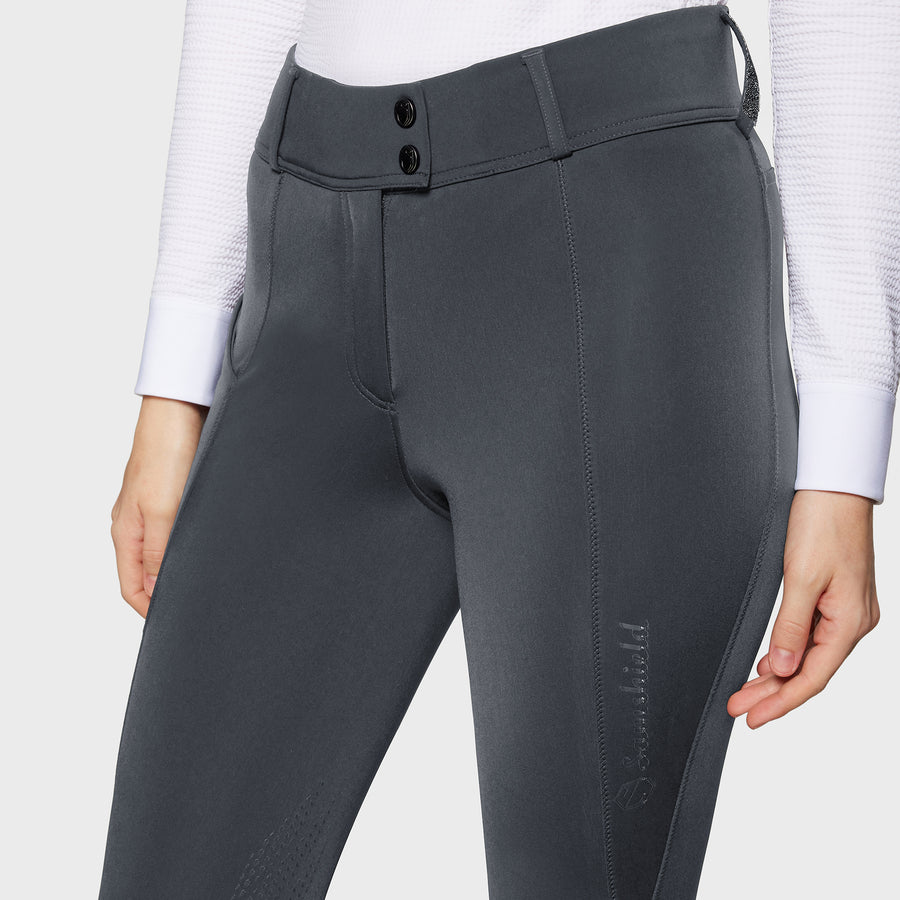 Reithose TAMARA WINTER Vollgrip - dark shadow "Samshield HW25"