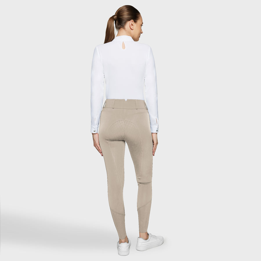 Reithose TAMARA WINTER Vollgrip - sand "Samshield HW25"